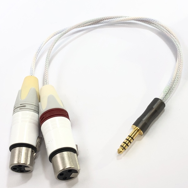 TOP WING White Barrel II 4.4mm to XLR(M) - ケーブル・シールド