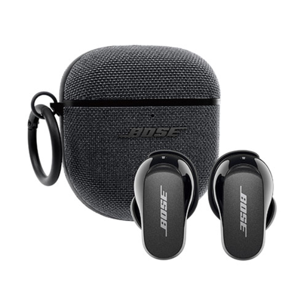 QuietComfort Earbuds II Bundle with Fabric Case Cover Triple Black