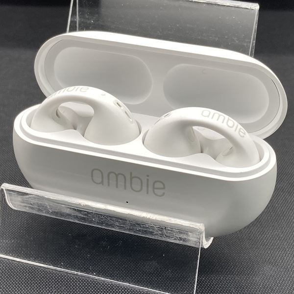 新品 アンビーワイヤレスイヤホン ambie AM-TW01 ホワイト - イヤフォン