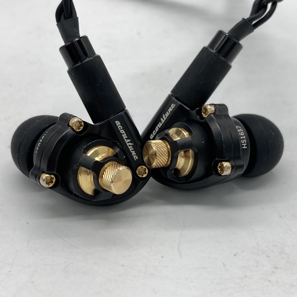 Acoustune アコースチューン 【中古】HS1657CU Mat Black&Gold 【ACO-HS1657CU-BLK】【日本橋】 /  e☆イヤホン