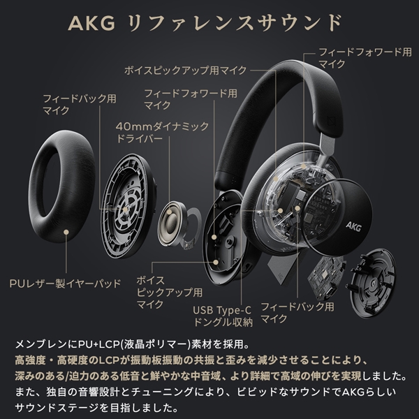 AKG アーカーゲー N9 Hybrid ホワイト / e☆イヤホン