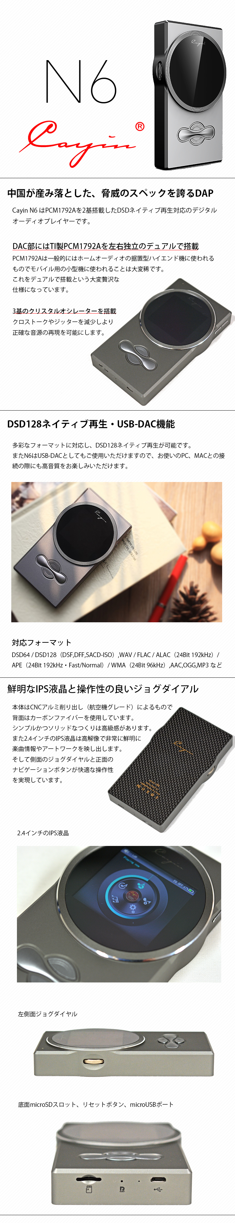 テレビ・オーディオ・カメラCayin N6 DAP
